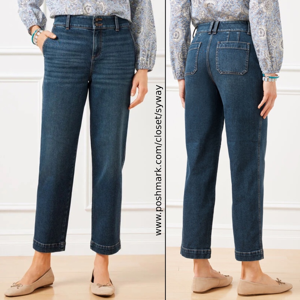 Talbots Straight Ankle Jeans - Darien Wash